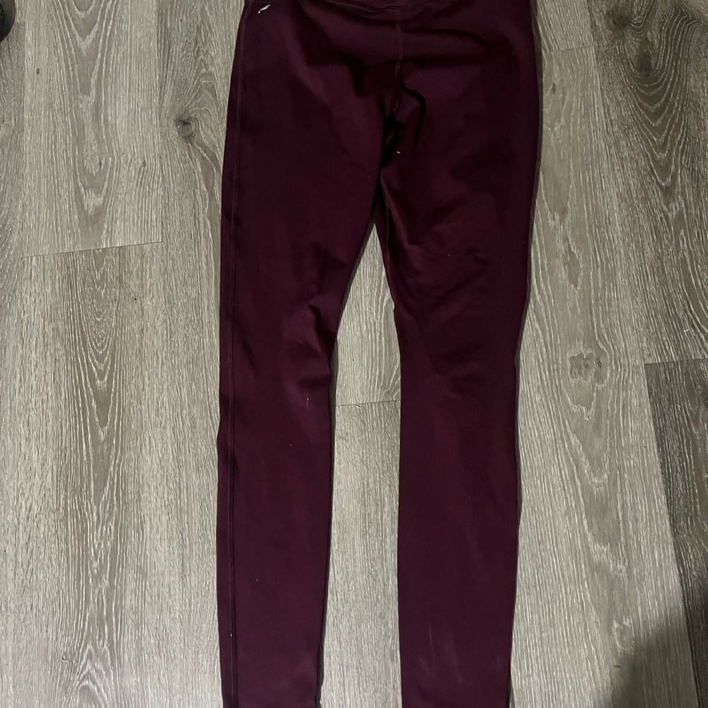 Fabletics Burgundy Leggings